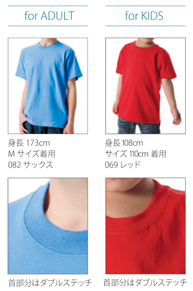 5001-01 5．6オンス　Tシャツ　BIGFACE